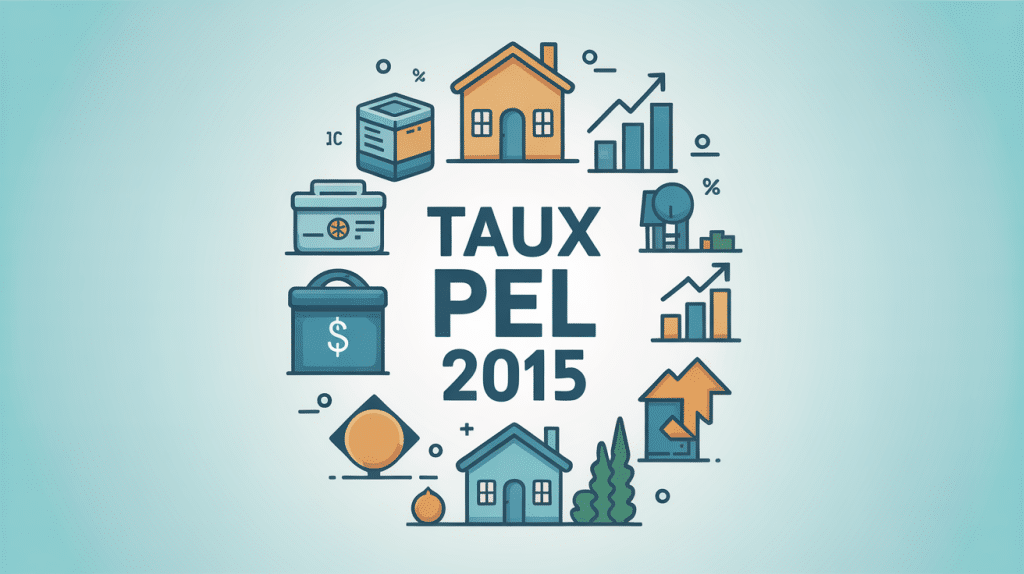 Illustration taux du PEL en 2015, épargne logement et graphiques croissance
