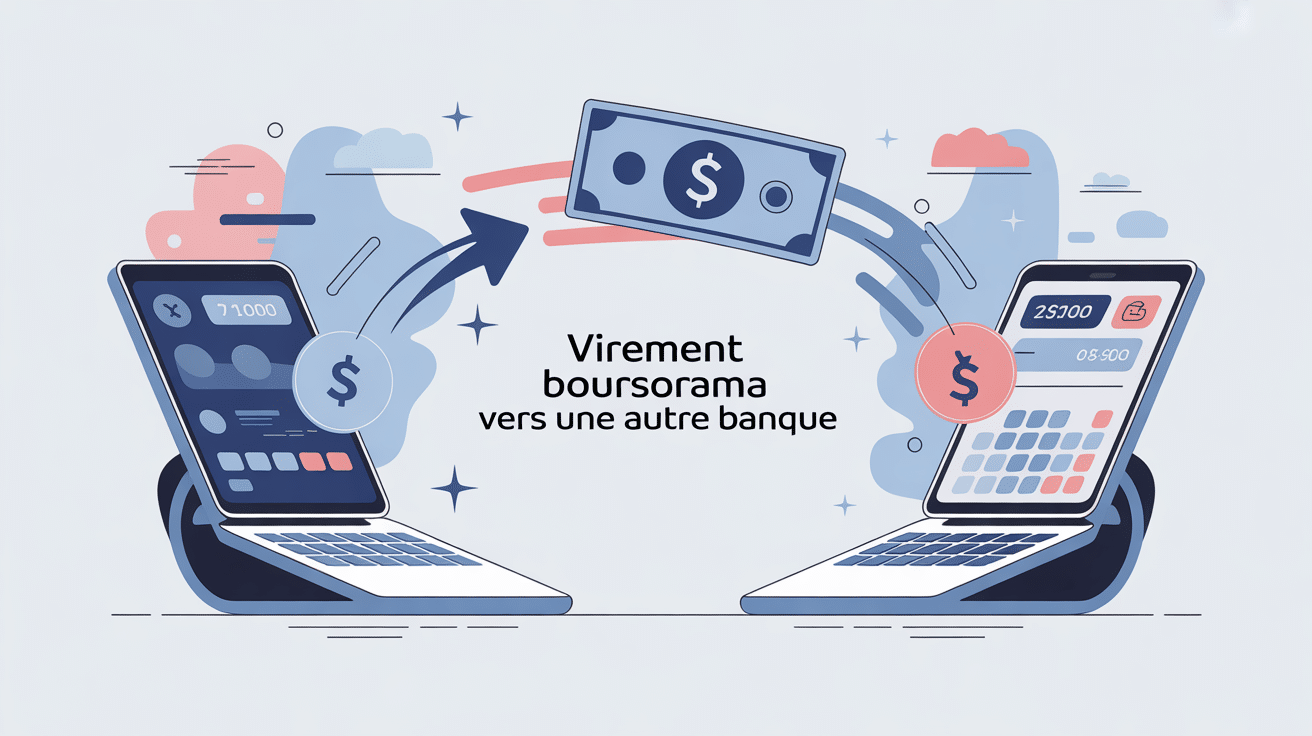 virement boursorama vers autre banque illustration sécurisée