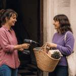 aide entre voisin échange perceuse et courses