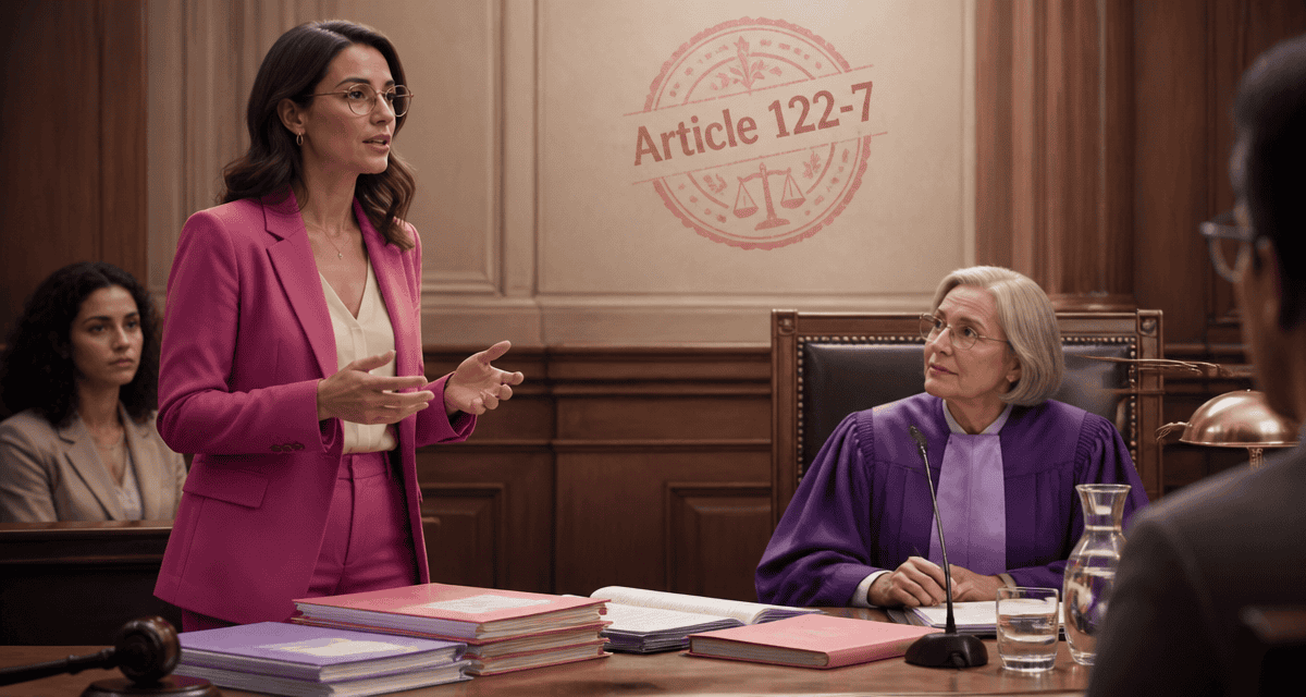 avocate art 122 7 code pénal tribunal