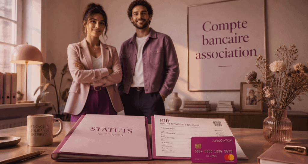 Documents pour compte bancaire association sur bureau