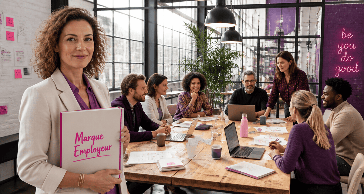 Conseil marque employeur réunion équipe mixte