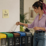 couleur poubelle tri selectif en cuisine