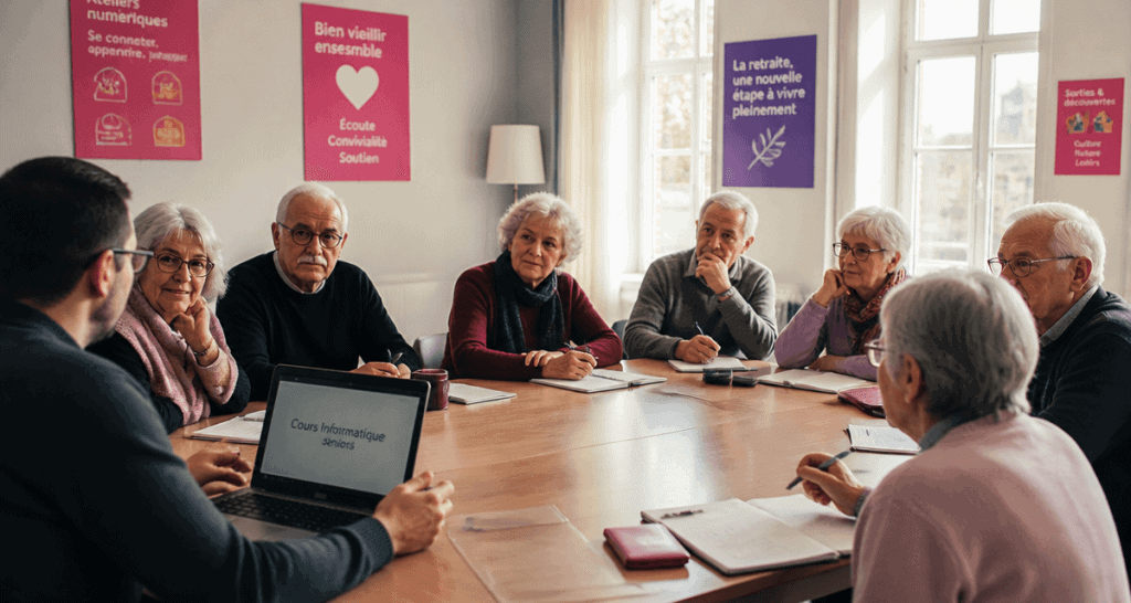 cours informatique seniors gratuit en groupe