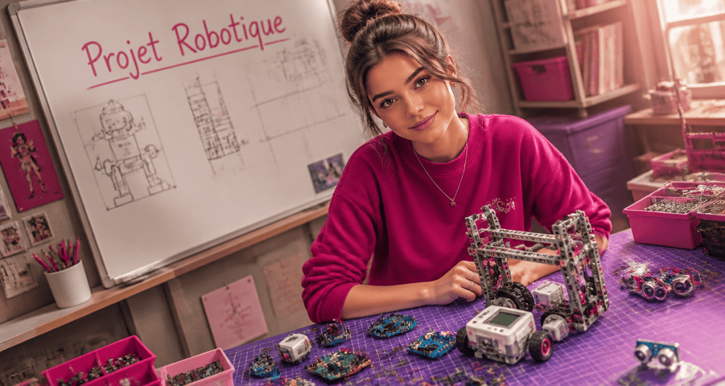 projet robotique étudiante composants atelier