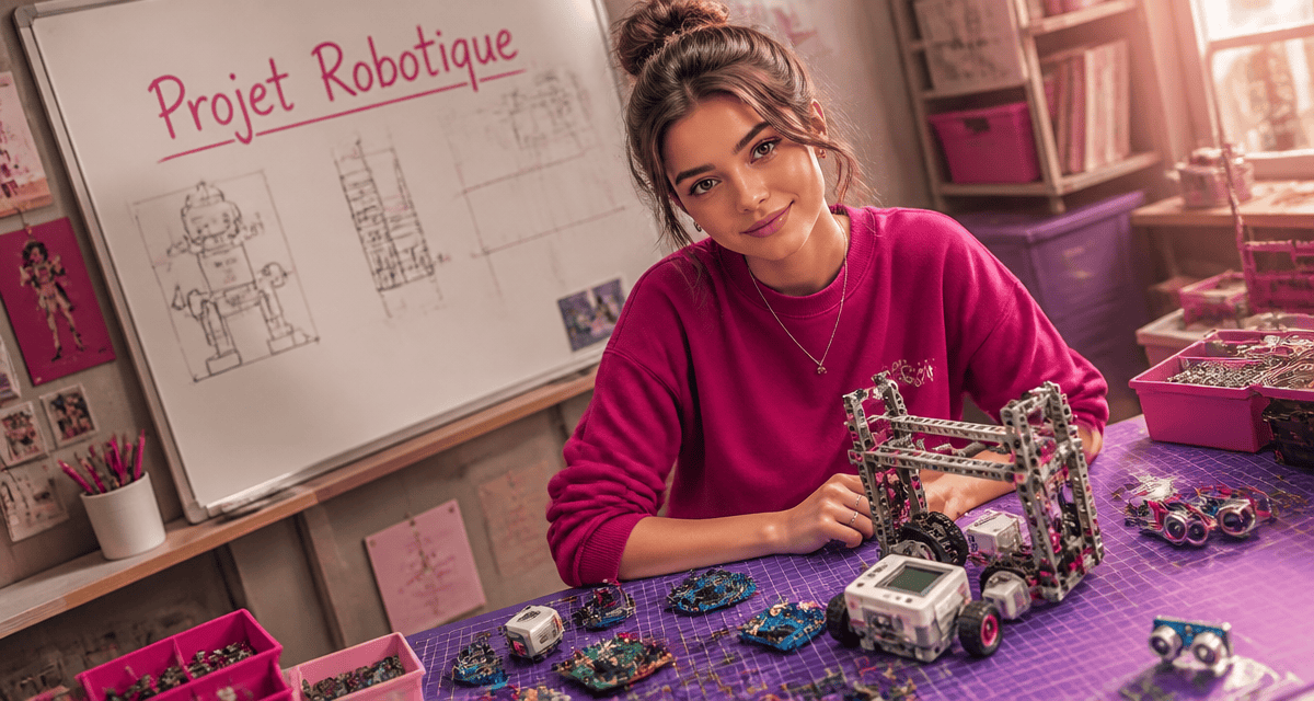 projet robotique étudiante composants atelier