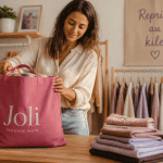 reprise vêtement au kilo sur table