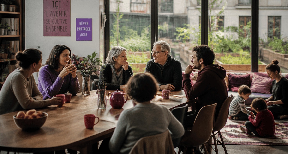 habitats participatifs salon commun convivial