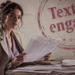 Texte engagé femme manuscrit lumière tamisée