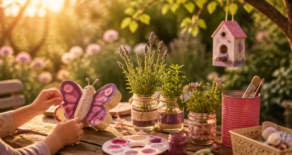 activité printemps enfants atelier nature créatif