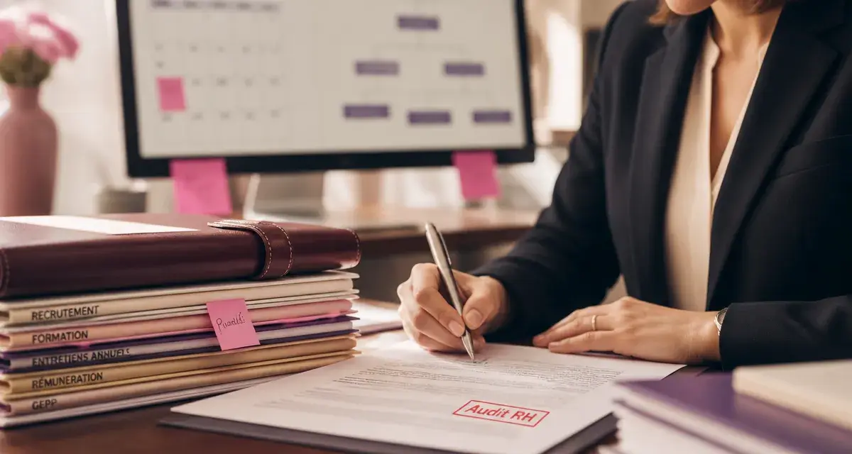 Expert ressources humaines : dossiers RH et audit social au bureau