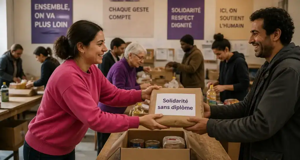 mission humanitaire rémunérée sans diplôme bénévoles colis