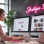 Offre community management femme open space