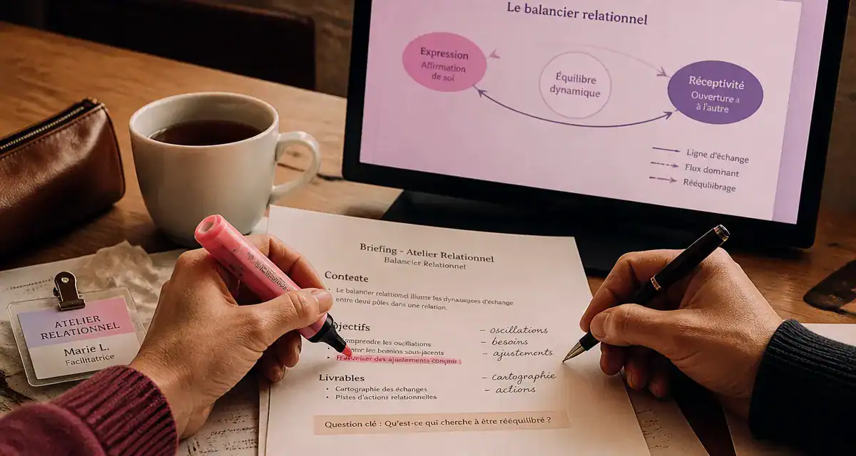 Relationnel au travail : briefing sur tableau d’échanges