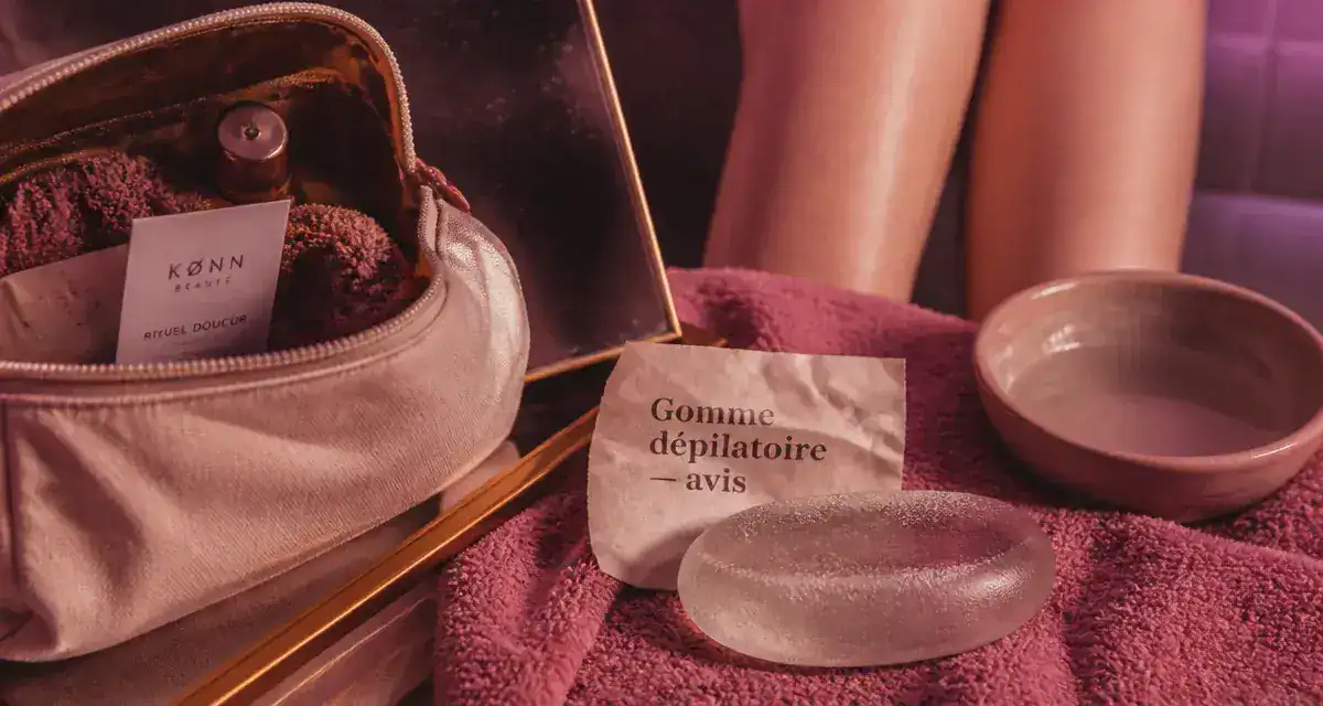 Avis gomme dépilatoire, test sur jambes : résultat doux