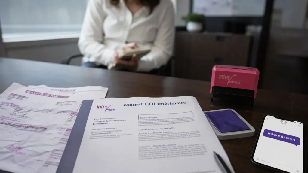 CDI intérimaire témoignage : contrat et fiches de paie en agence