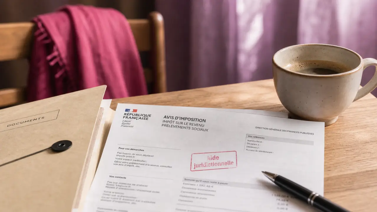 Divorce aide juridictionnelle : avis d’imposition et dossier fiscal