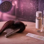 Eau calcaire cheveux : traces blanchâtres sur douche et peigne