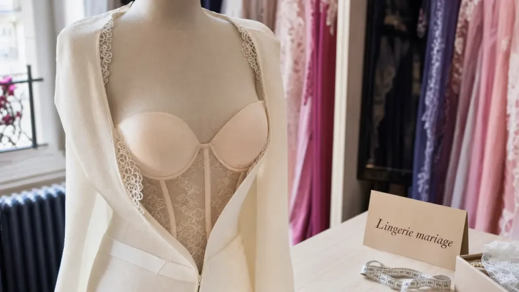 Bretelles visibles, coutures et mauvais maintien : quelle lingerie de mariage choisir selon la robe ?