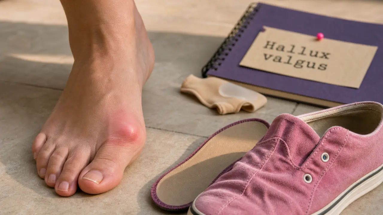 Oignon pied (hallux valgus) : douleur et gêne au chaussage