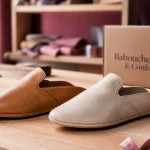 Babouche chaussure en cuir : semelle souple et forme confortable