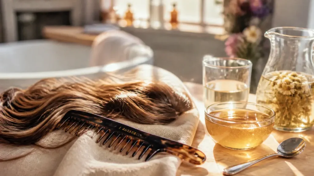 Des reflets miel sans dessécher la fibre : éclaircir ses cheveux naturellement