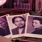 Femme celebre : portraits de Marie Curie, Rosa Parks, Simone de Beauvoir