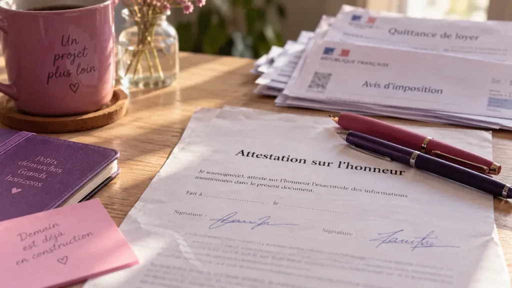 Attestation de vie commune gratuite : le modèle à remplir avant les deux signatures