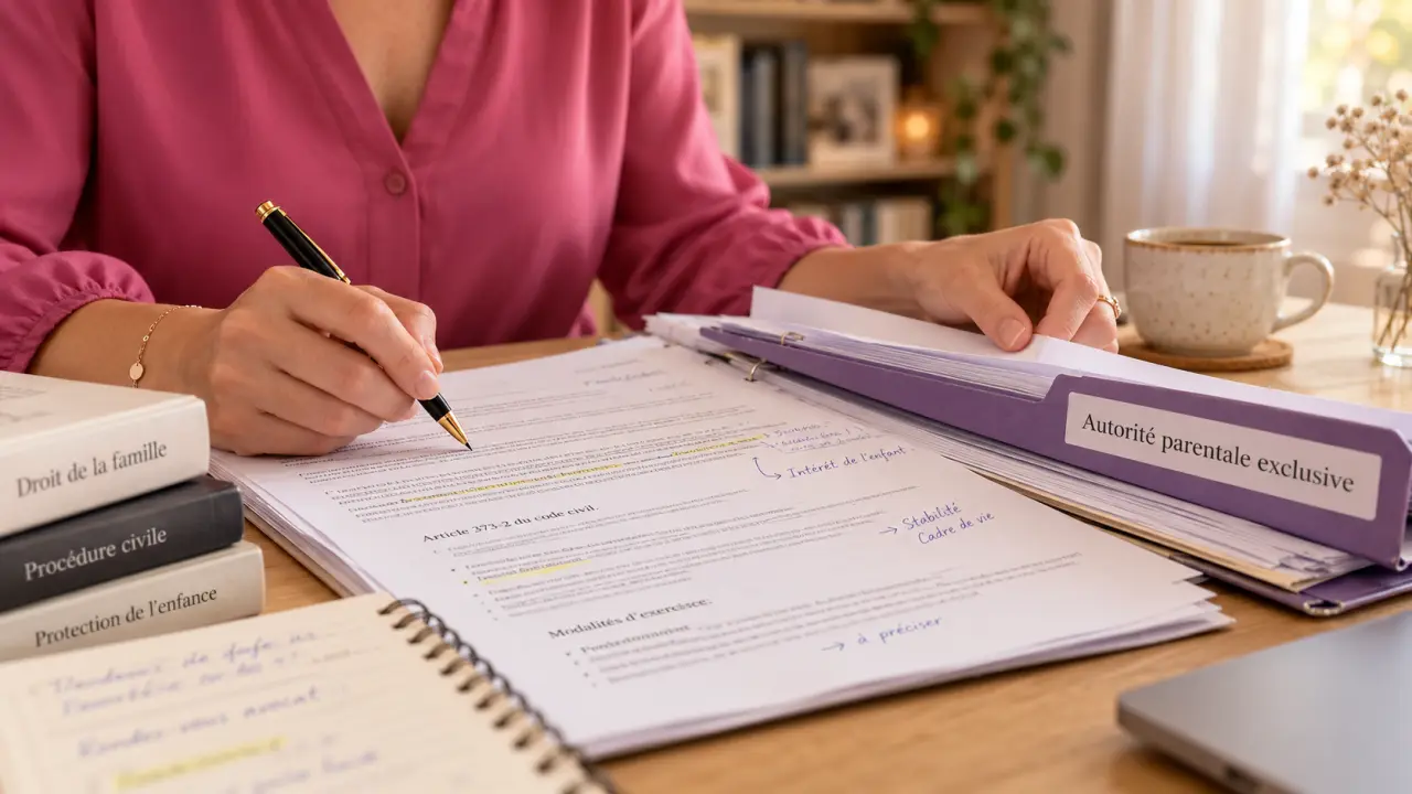 Autorité parentale exclusive mère : décision seule sans retirer les droits du père