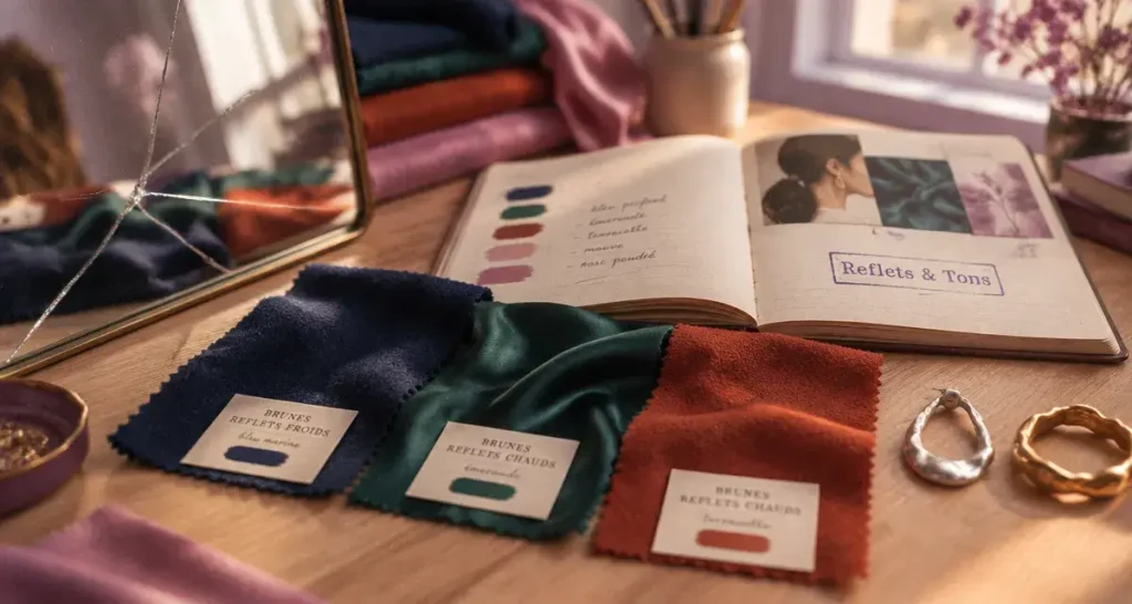 Les couleurs pour les brunes : pourquoi le brun n&rsquo;est pas une seule palette