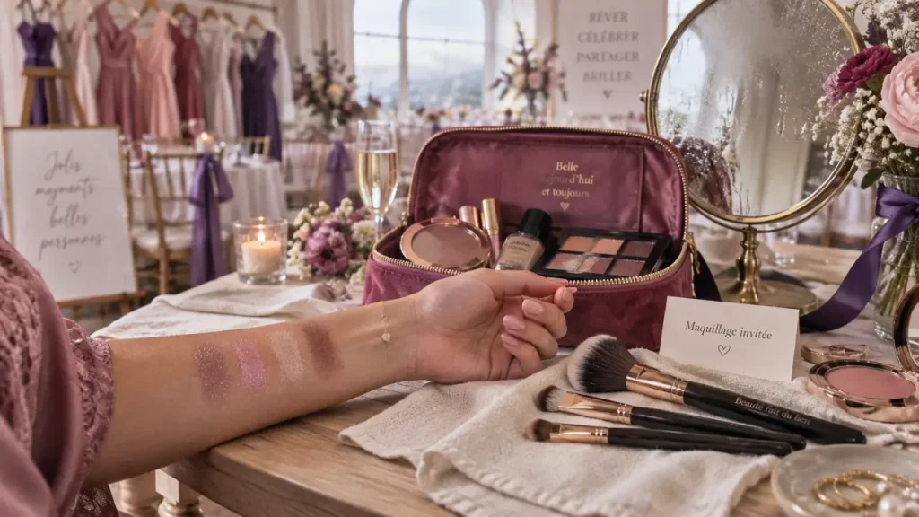 Réussir son maquillage d’invitée à un mariage : un teint lumineux qui tient jusqu’à la danse